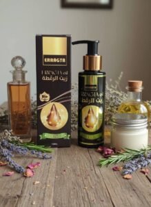 صورة زيت الرقطة الجزائري الاصيل لتكثيف الشعر