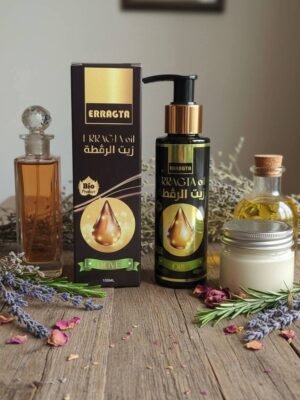 صورة زيت الرقطة الجزائري الاصيل لتكثيف الشعر